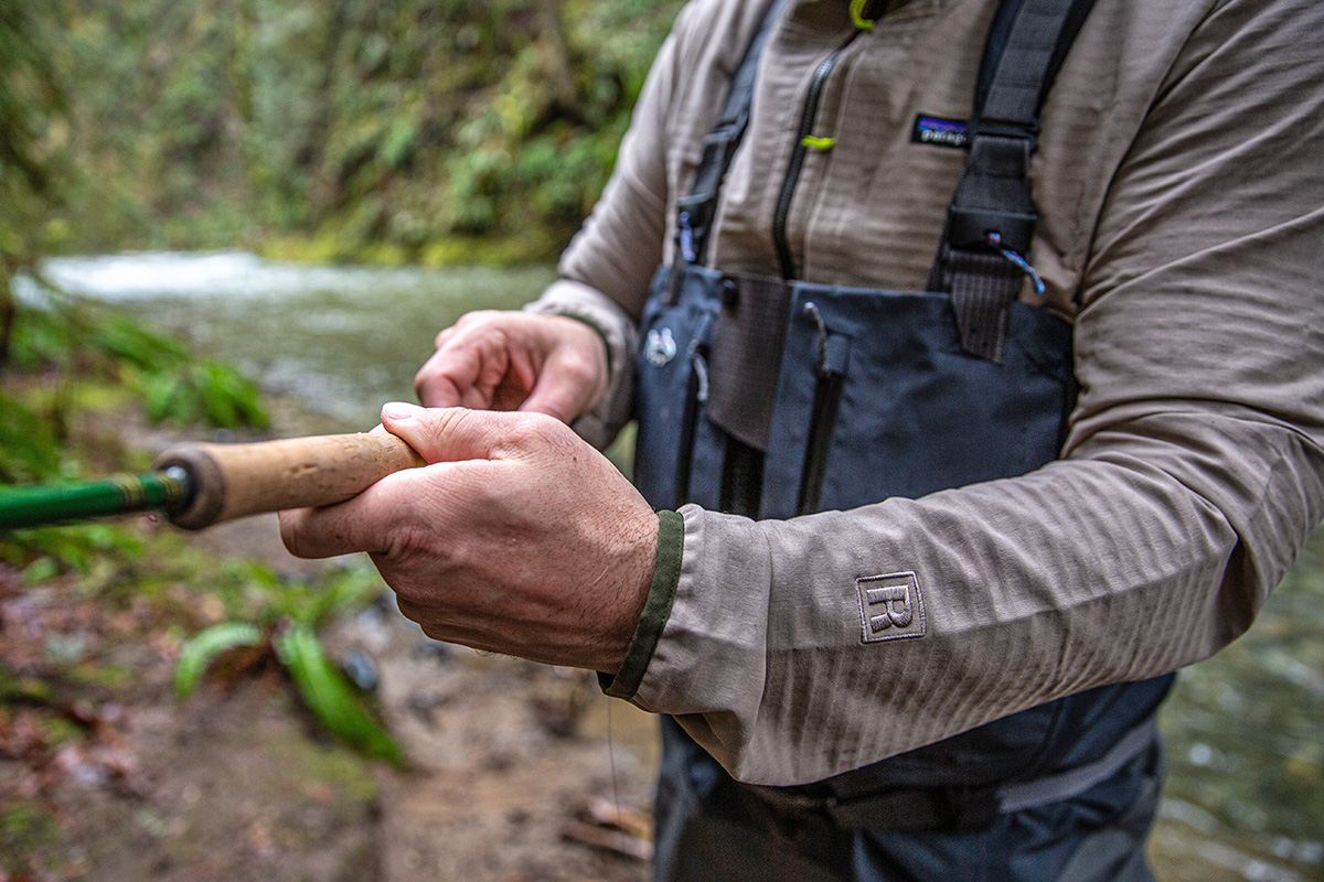 Patagonia R1 TechFace Hoody (cuff closeup)