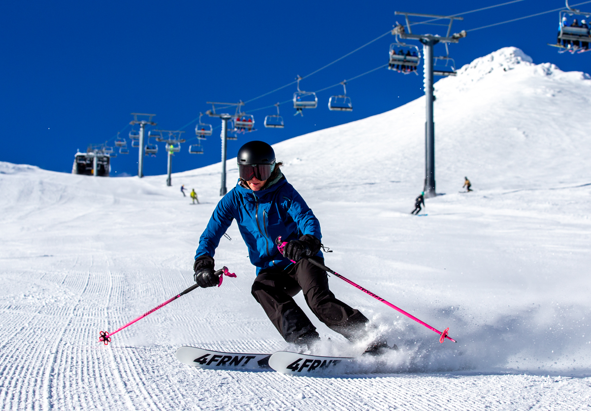 Patagonia SnowDrifter Bibs (skiing at resort)