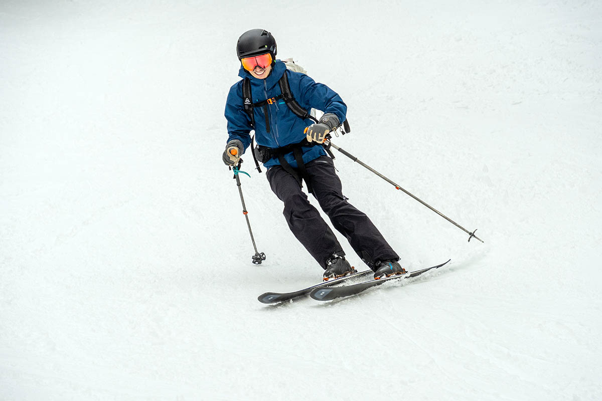 Patagonia Triolet Jacket (skiing downhill)