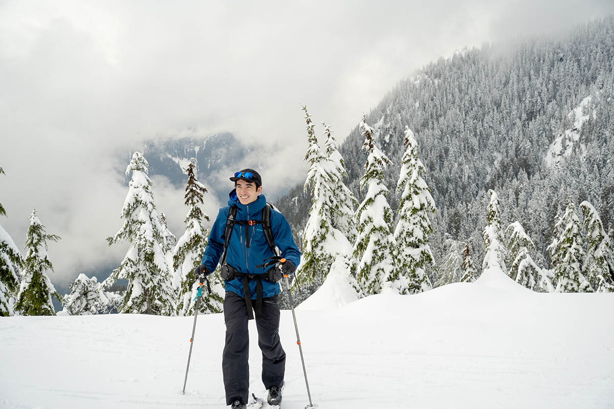 Patagonia Triolet Jacket (skinning in snow)