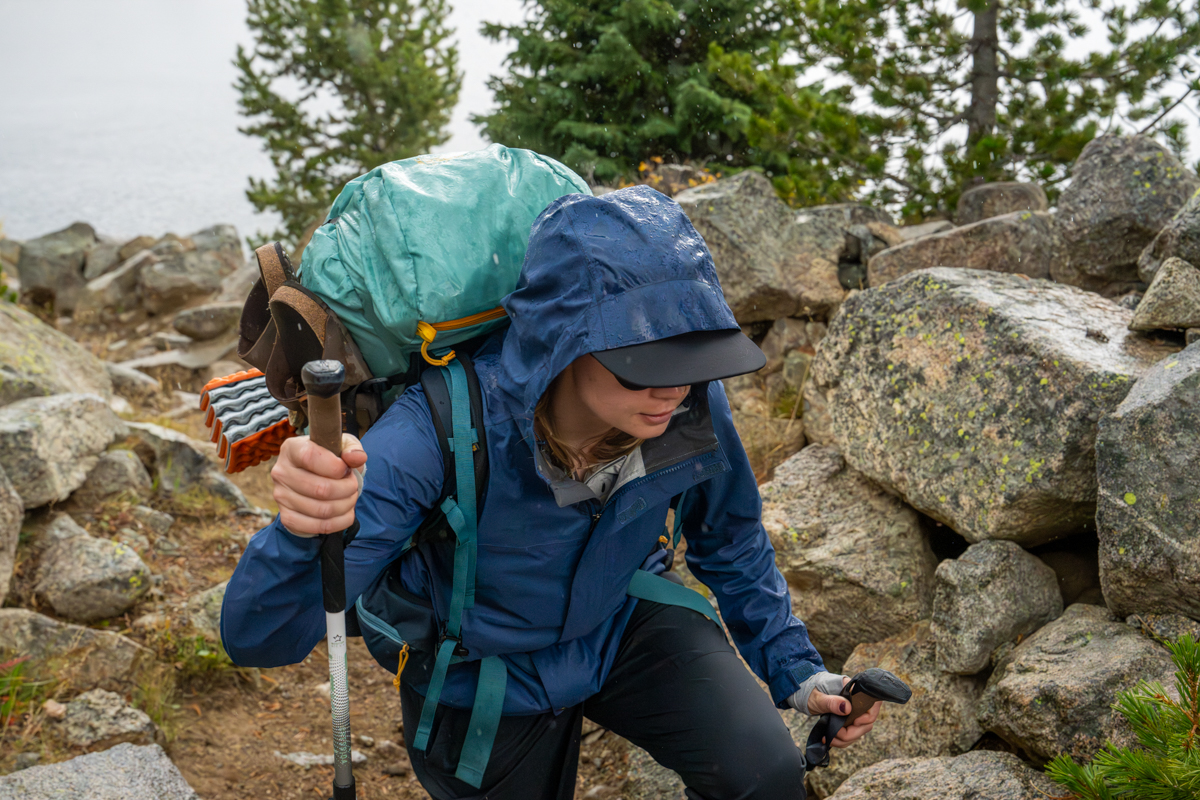 REI Co-op Trailmade 60 (hiking in rain)
