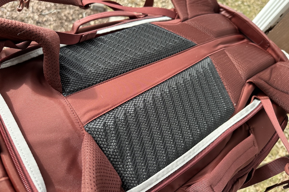 REI ruckpack 40 - back panel 