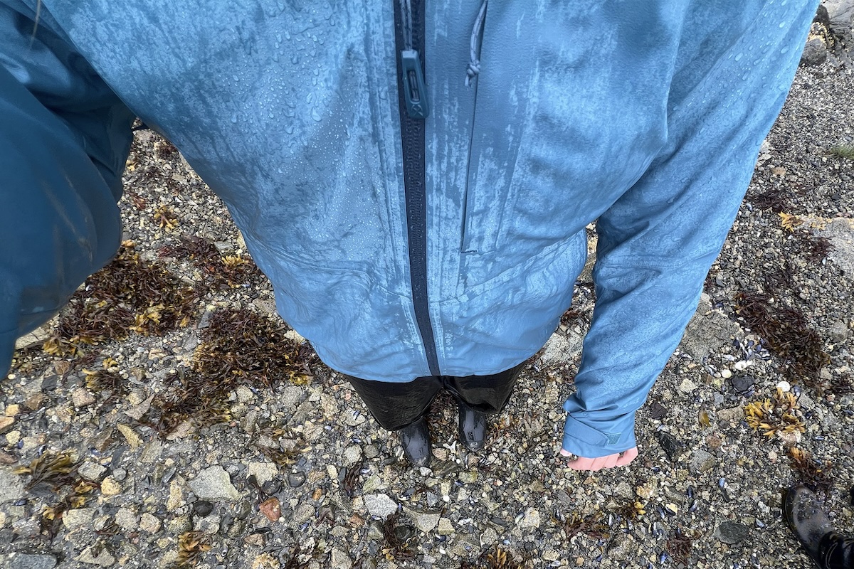 REI co-op XeroCloud rain jacket - jacket getting saturated 
