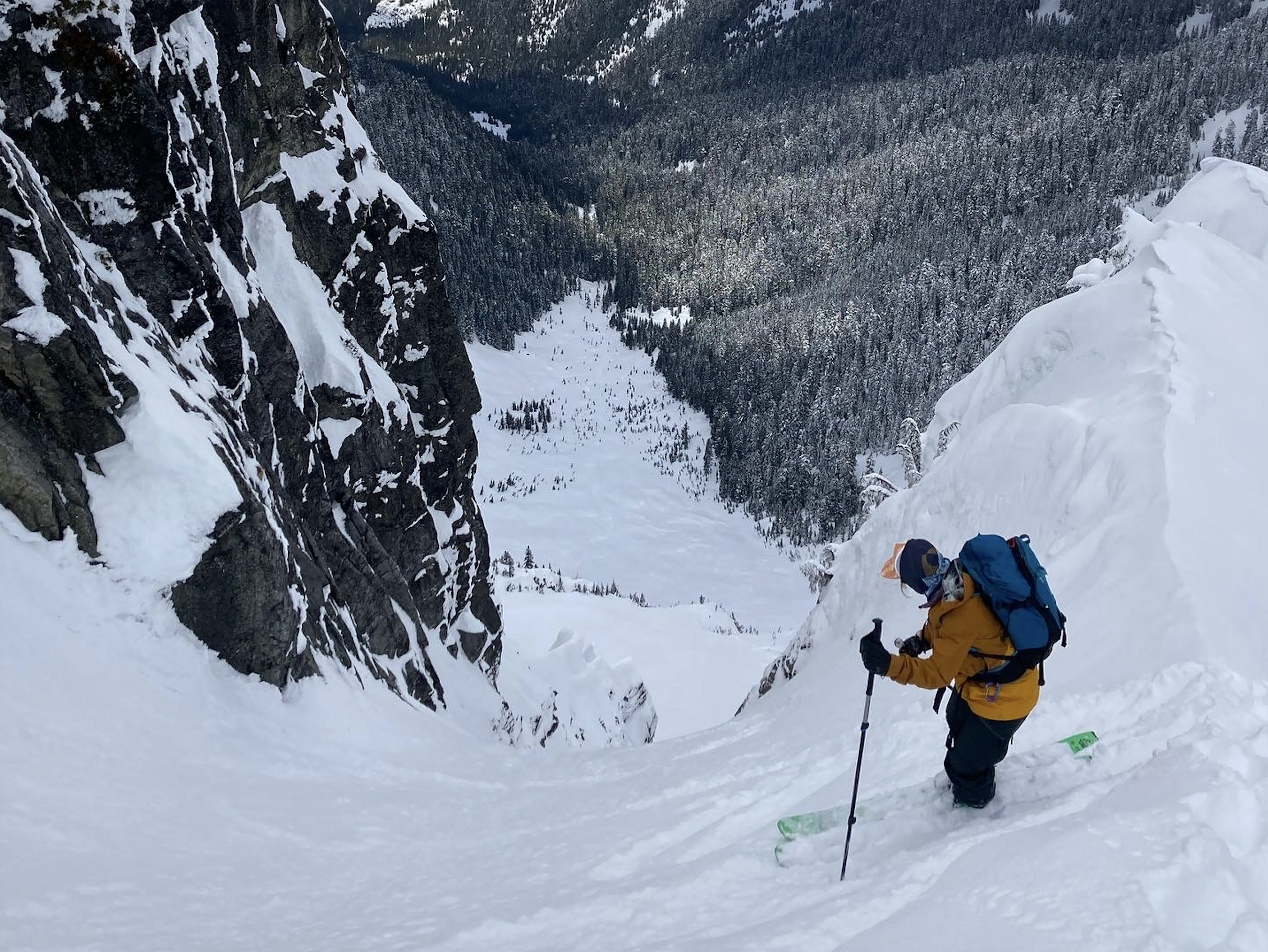 ScarpaF1XTSki Boot (other F1 at top of Couloir)