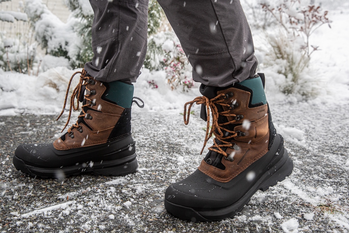 TNF Chilkat out in the snow