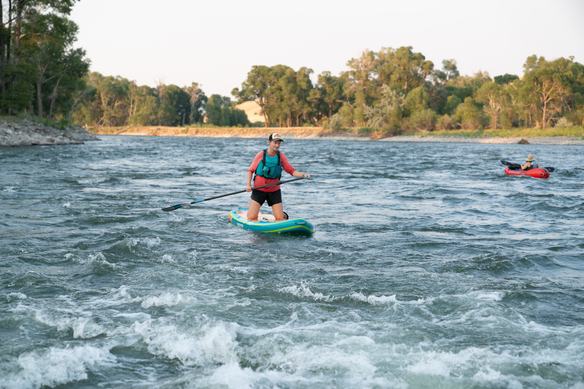 iRocker All-Around 11' 7.0 (paddling rapids)