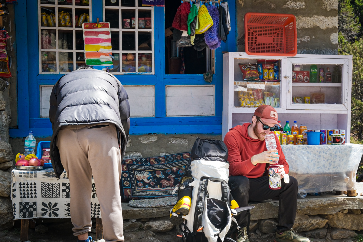 Nepal Trip Report (getting water near a teahouse)
