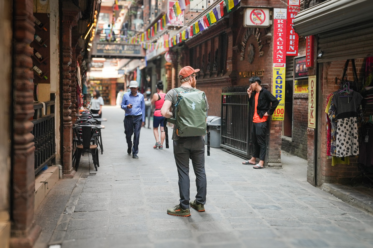 Bluffworks Envoy Lightweight Travel Pants (traveling in Nepal)