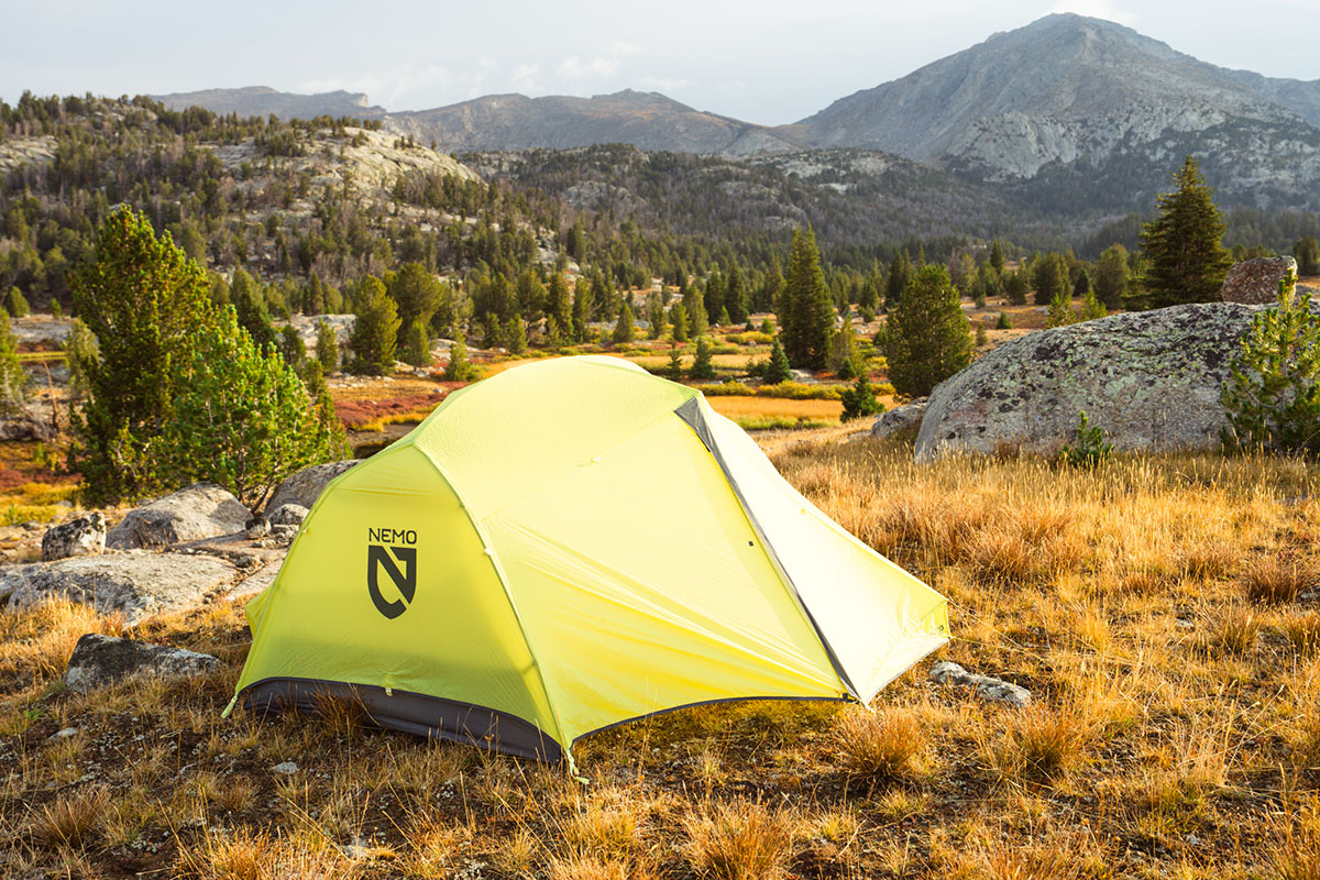 Nemo Dagger Osmo 2P tent (set up in Wyoming's Wind River Range)
