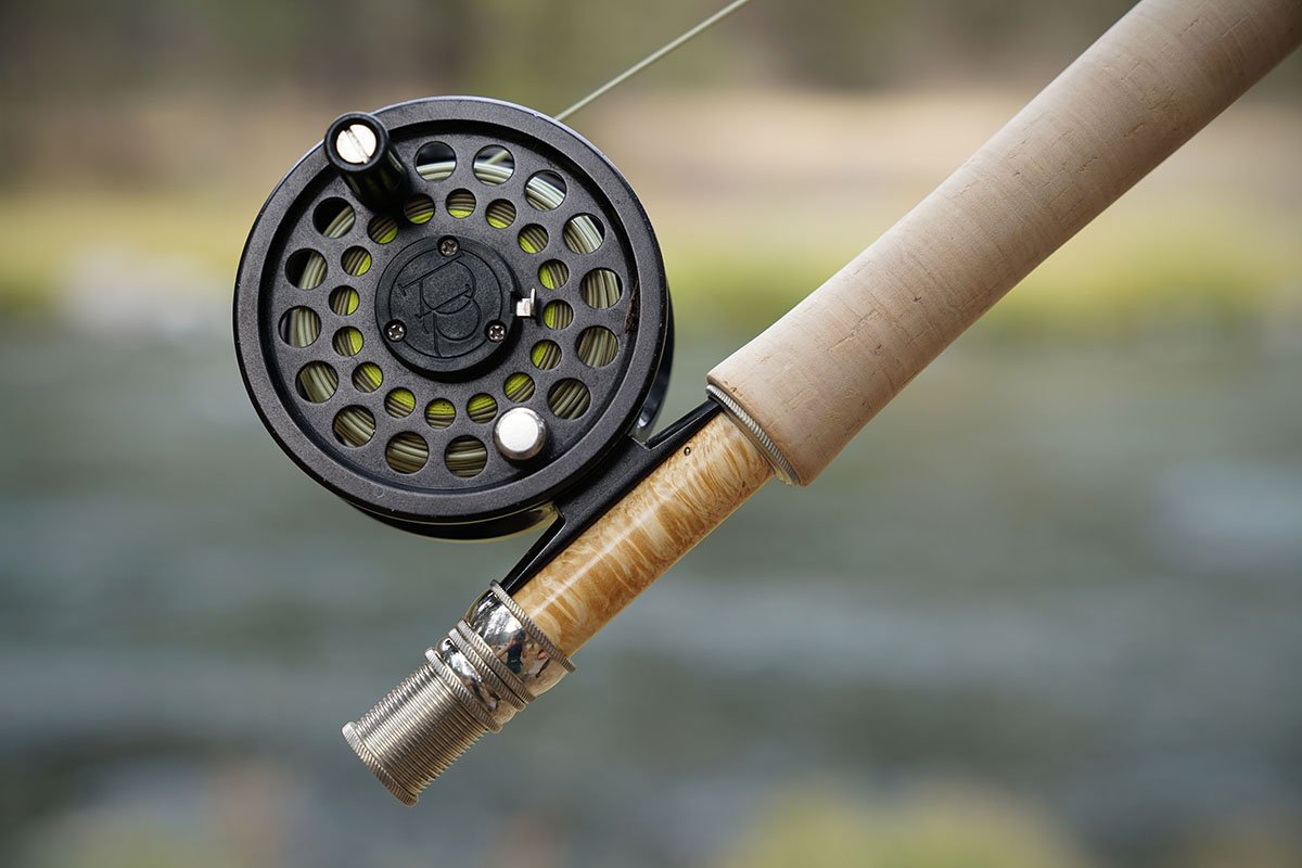 The reel seat on the R.L. Winston Boron III X Fly rod reel seet
